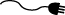 small, right pointing plug