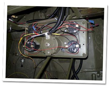 wiring on back side of guages