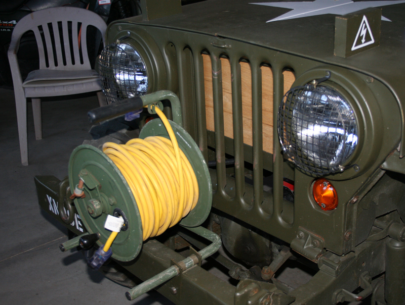 A view of the front end