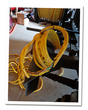 fried power cord