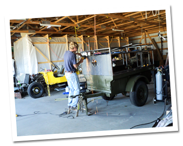 Levi grinding welds smooth