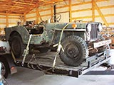 a spare parts jeep for green jeanne