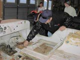 removing body tub